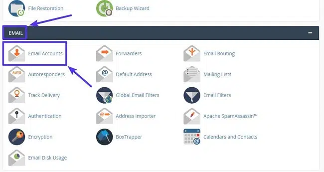 Đặt lại mật khẩu từ bảng điều khiển cPanel