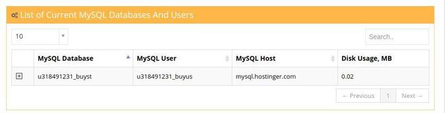 Đặt lại User gán cho Database trong mục MySQL Database (kết nối PHP với MySQL ảnh 2)