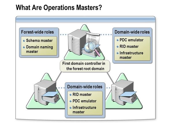 Domain Controller đóng vai trò là Operation Master