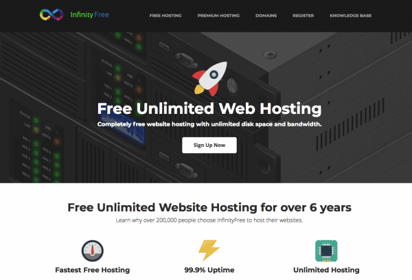 nfinityfree nổi bật vì nhiều lý do chính đáng