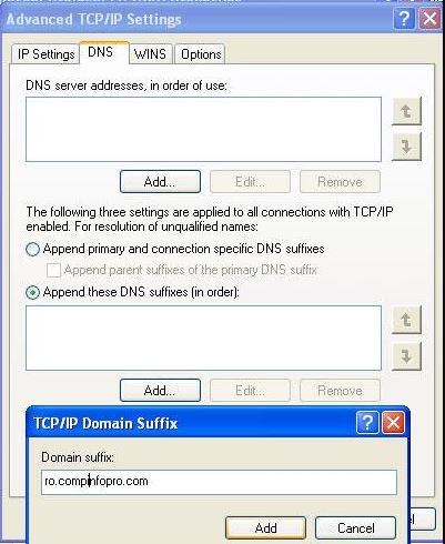 Hướng dẫn cài đặt DNS Suffix 4