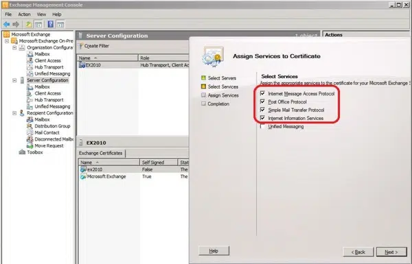 hướng dẫn cài đặt SSL cho Exchange 2010 7