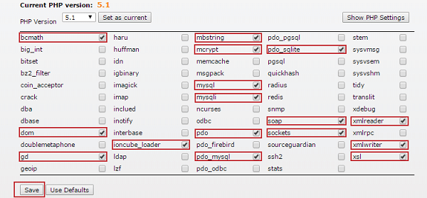 Current PHP version: 5.1
