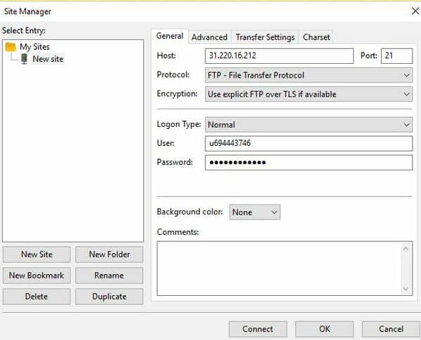 Hướng dẫn sử dụng Filezilla