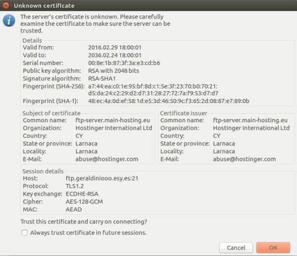 Hướng dẫn sử dụng Filezilla