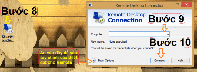 Cách sử dụng remote desktop connection trên windows 8 2