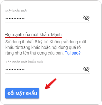 Hướng dẫn thay đổi mật khẩu email trên máy tính 6