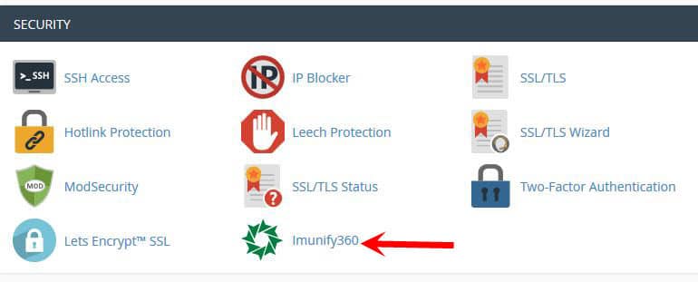 Click Imunify 360