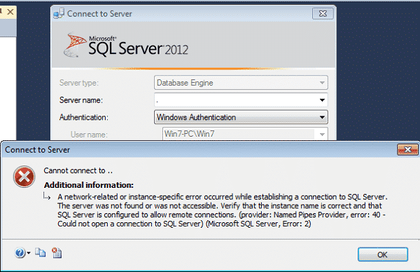 Cách khắc phục lỗi Cannot connect to SQL server: Bạn có biết?