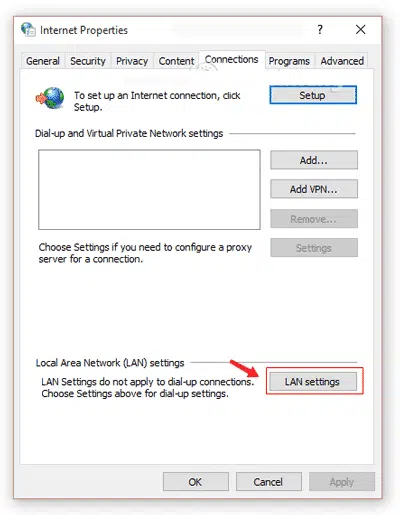 Kiểm tra thiết lập cài đặt Proxy khi không vào được một số trang web bằng Google Chrome