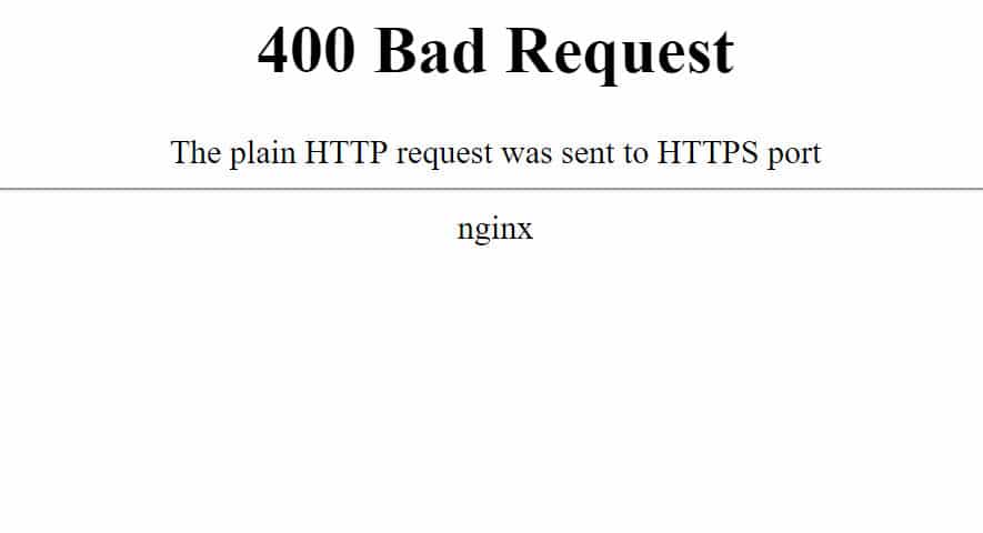 Lỗi 400 bad request sẽ xuất hiện khác nhau trên mỗi website