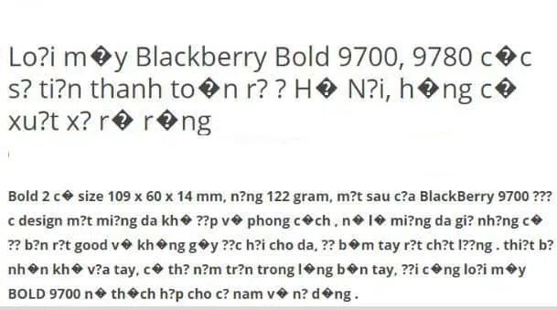Wordpress lỗi font tiếng việt
