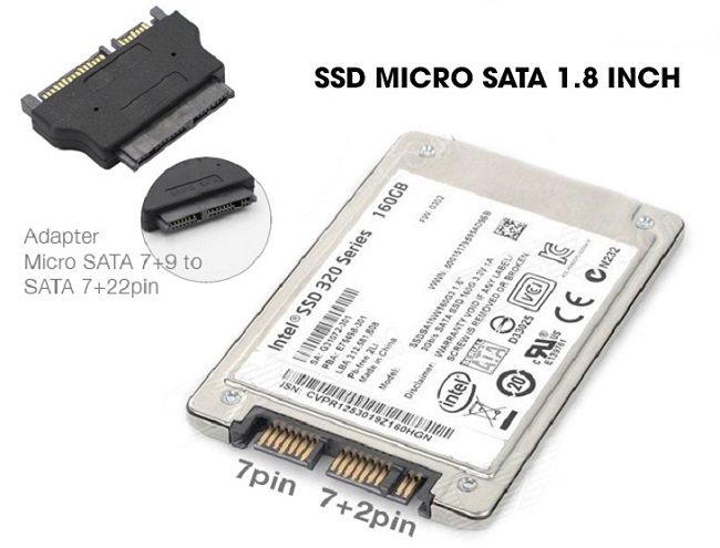 Ổ cứng SSD chuẩn Micro SATA