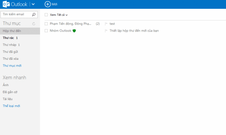 Hướng dẫn tạo email theo tên miền miễn phí bằng outlook