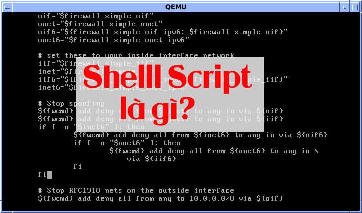 Shell script là gì?