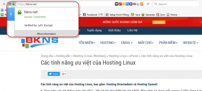 Hướng dẫn cài đặt SSL Free trên hosting Cpanel