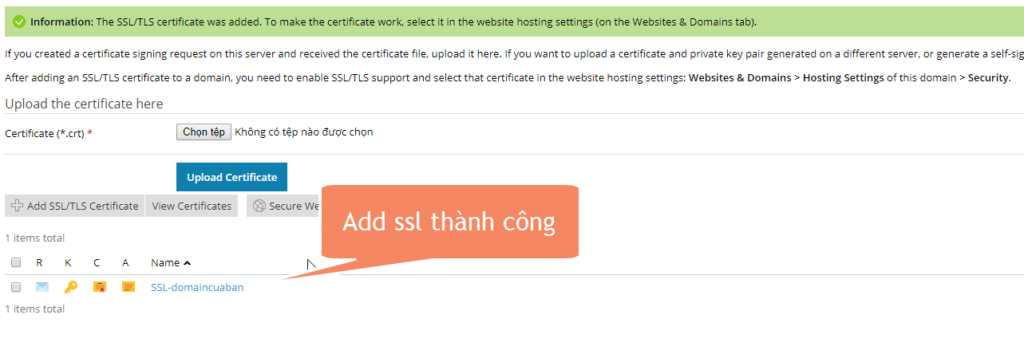 Hình ảnh hosting sẽ chuyển hướng về trang SSL