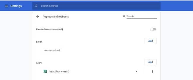 Sử dụng menu setting trên máy tính 4