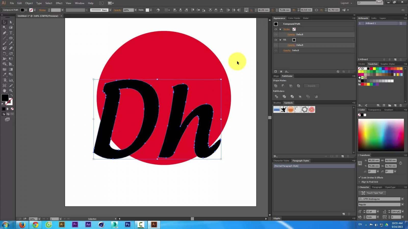 Vẽ logo GoViệt bằng Adobe Illustrator