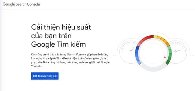 Tiến hành khai báo website lên Google