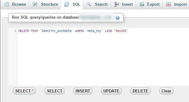 Tìm và xóa các giá trị database không sử dụng 5