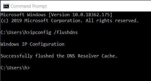 Xóa Flushing Cache để khắc phục lỗi DNS_Probe_Finished_Nxdomain