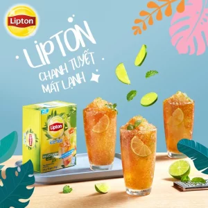 Key visual của Lipton bạc hà