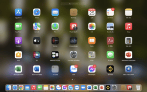 Một số ứng dụng trên macOS
