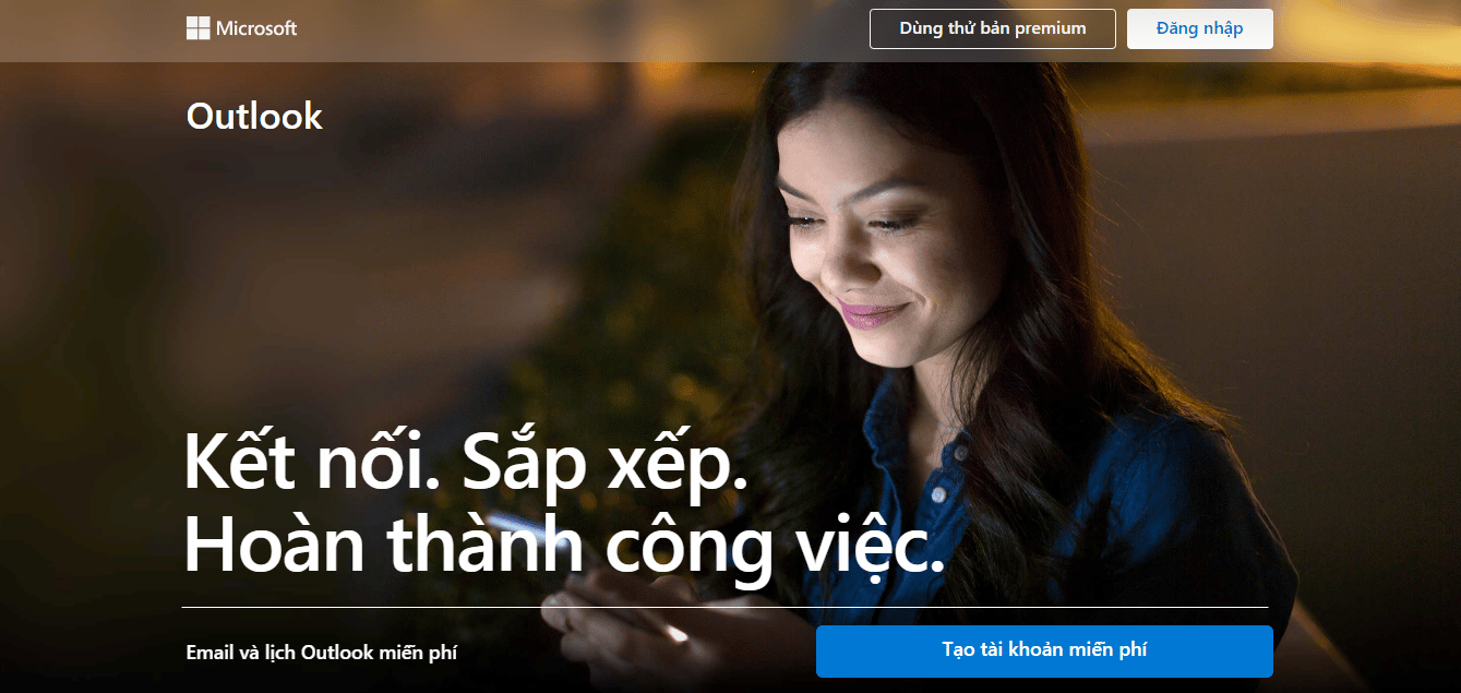 Đăng ký tài khoản outlook