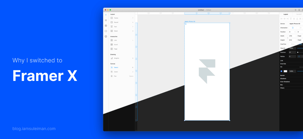 Framer-x-design-tool-header