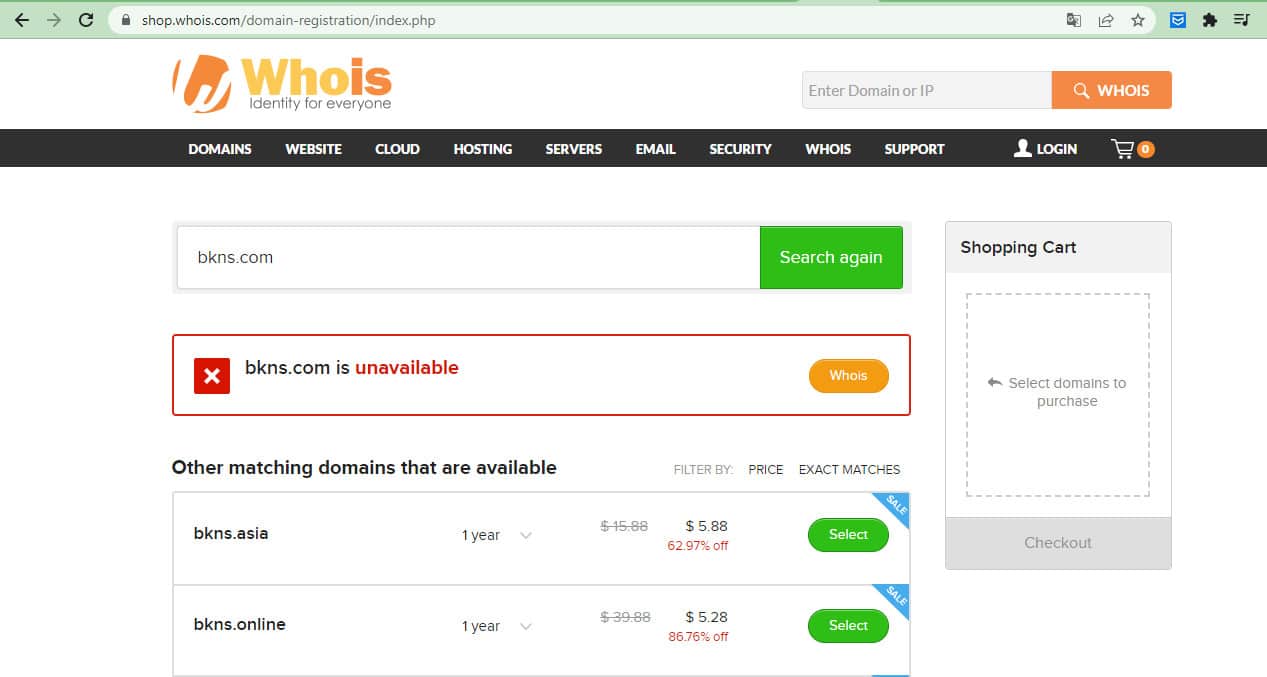 công cụ Whois