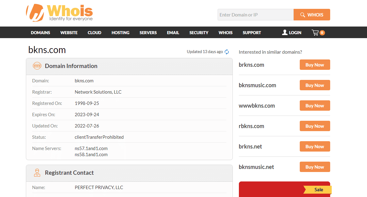 Công cụ Whois