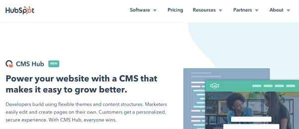 Đây là dịch vụ mới CMS Hub trong HubSpot.