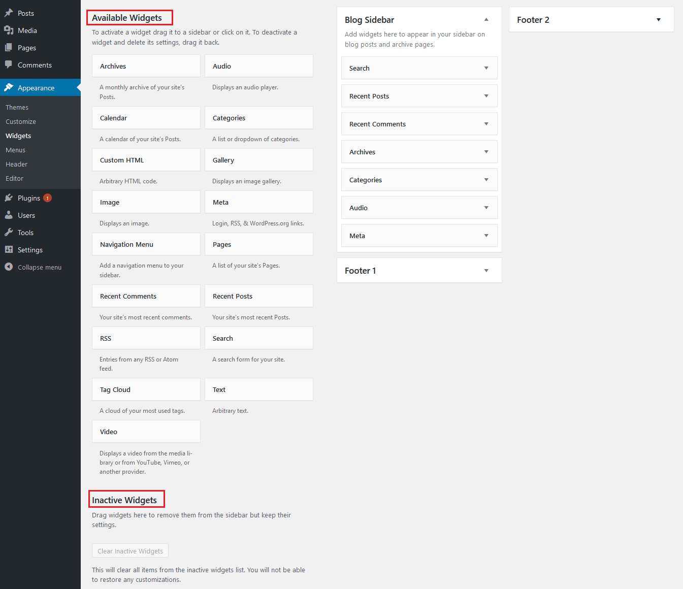Widget WordPress