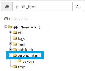Thư mục Public_html trên cpanel