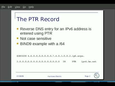 The IPv6 PTR Record - YouTube
