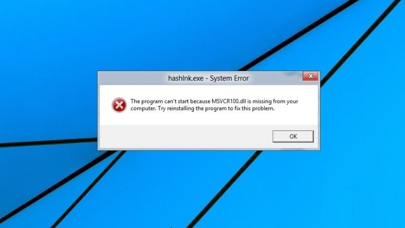 Lỗi msvcr100.dll là gì?