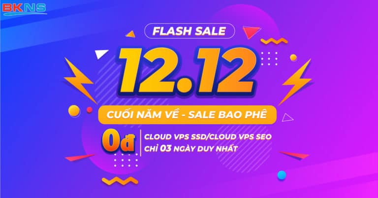 FLASH SALE 12.12 – Cuối năm về, SALE bao phê