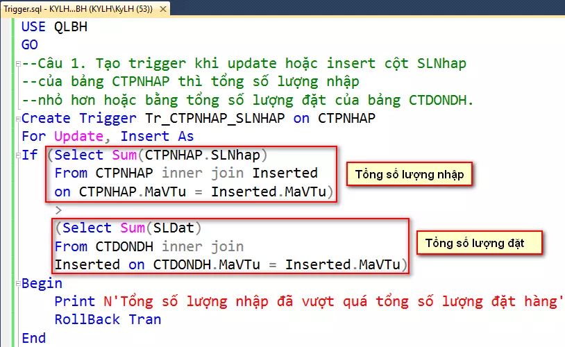 Trigger trong SQL là gì?