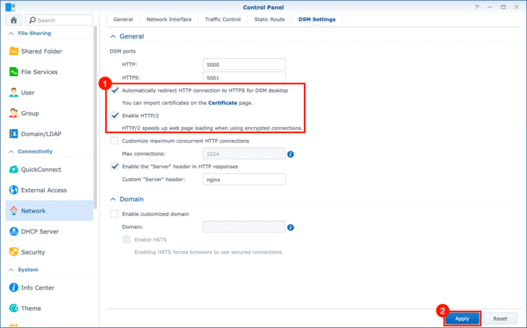Hướng dẫn cài đặt SSL cho Synology (Synology NAS)
