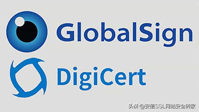 GlobalSign và DigiCert EV SSL certificate 