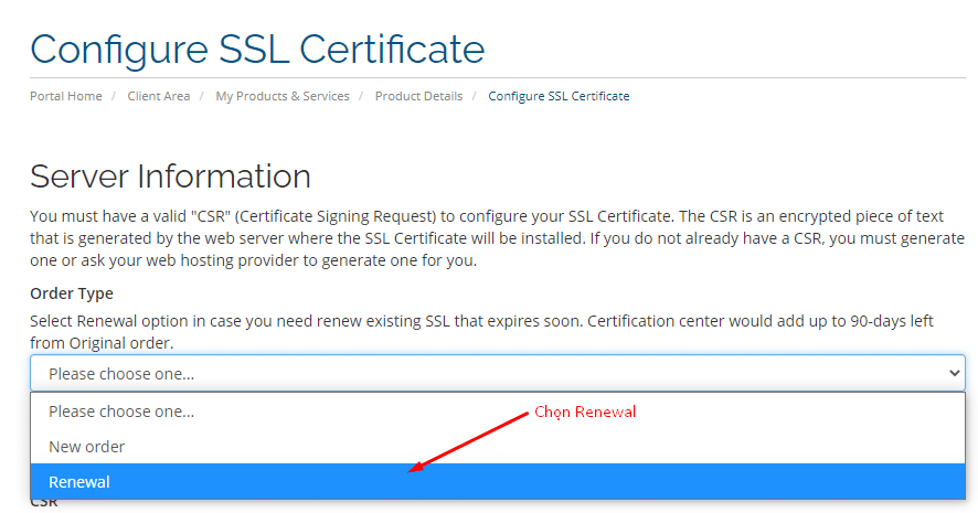 Hướng dẫn gia hạn SSL 