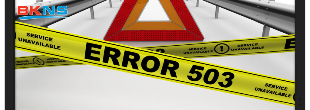 Giải quyết lỗi Error 503