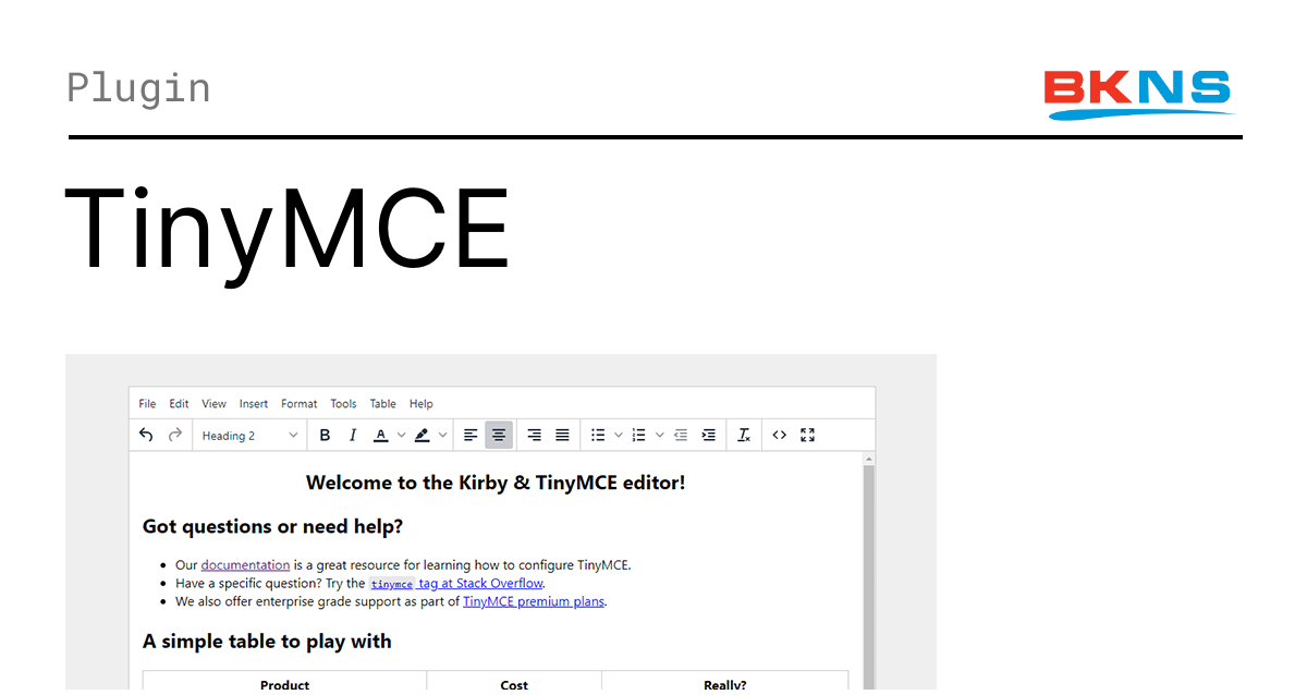 Manage TinyMCE Editor là công cụ bổ trợ đắc lực cho plugin cùng chức năng TinyMCE Editor trước đó