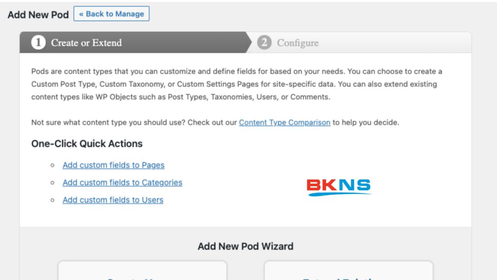 Pods – Custom Content Types and Fields