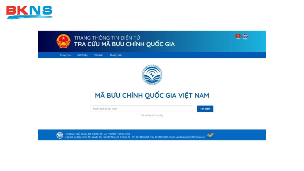 Bạn có thể tra mã bưu điện Việt Nam bằng cách truy cập trang web chính thức của Việt Nam: mabuuchinh.vn.