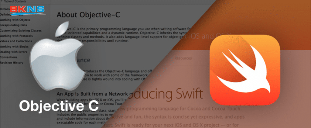 Phân biệt giữa ngôn ngữ lập trình Objective-C và Swift