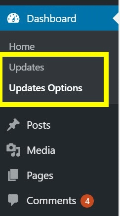 tắt cập nhật WordPress