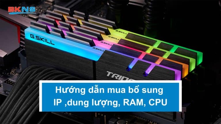 Hướng dẫn mua bổ sung IP ,dung lượng, RAM, CPU
