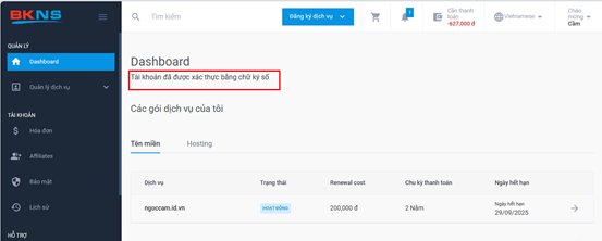 hướng dẫn đăng ký tên miền id.vn
